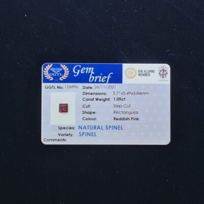 SPI0002 Spinel - 1.05ct